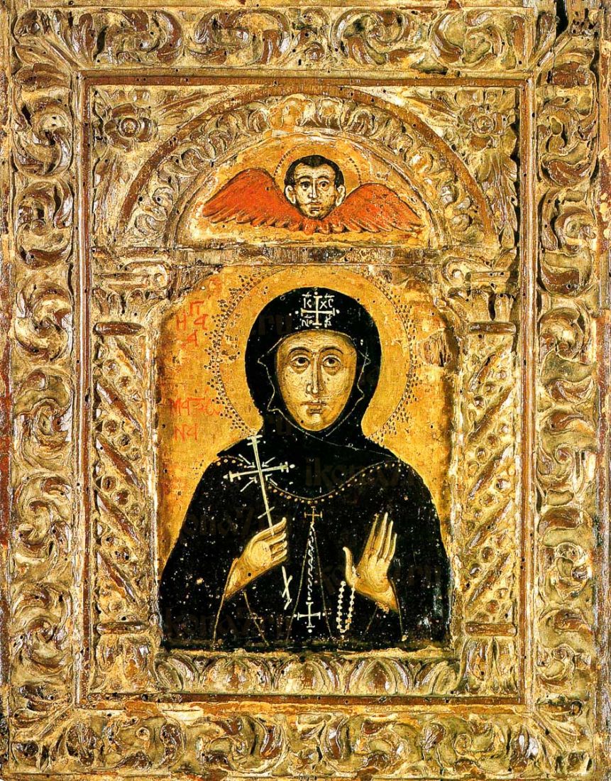 Икона Матрона Константинопольская (копия старинной)
