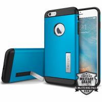 Чехол Spigen Slim Armor для iPhone 6+/6S+ (5.5) синий