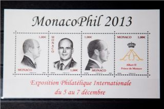 Почтовая открытка Monaco - MonacoPhil 2013