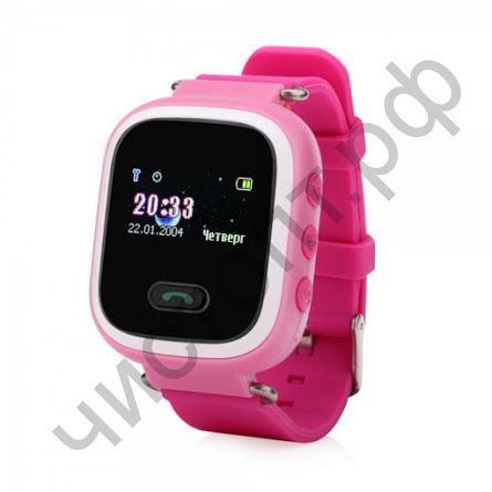 Часы детские с GPS OT-SMG15 (02) Розовый ,трекер , срочн. звонок одной кнопкой на 2 сохран. номера,
