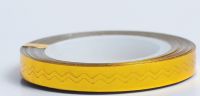 Фигурная самоклеющаяся лента для дизайна ногтей Цвет: золото