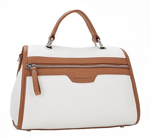 Белая итальянская сумка Pimobetti 12541BL-W1-01-00001692