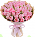 Букет Розовых тюльпанов