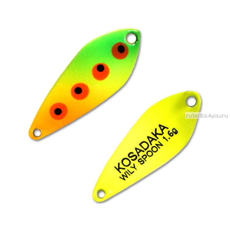 Блесна Kosadaka Trout Police Wily Spoon 1,6гр / 27мм /цвет: D05