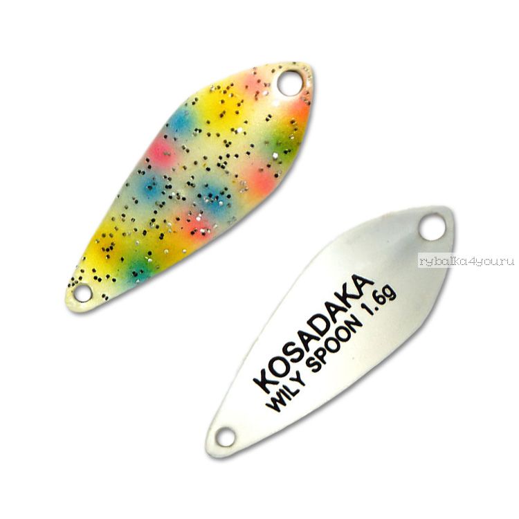 Блесна Kosadaka Trout Police Wily Spoon 1,6гр / 27мм /цвет: F26