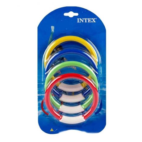 Подводные кольца Intex в наборе 4 цвета 55501