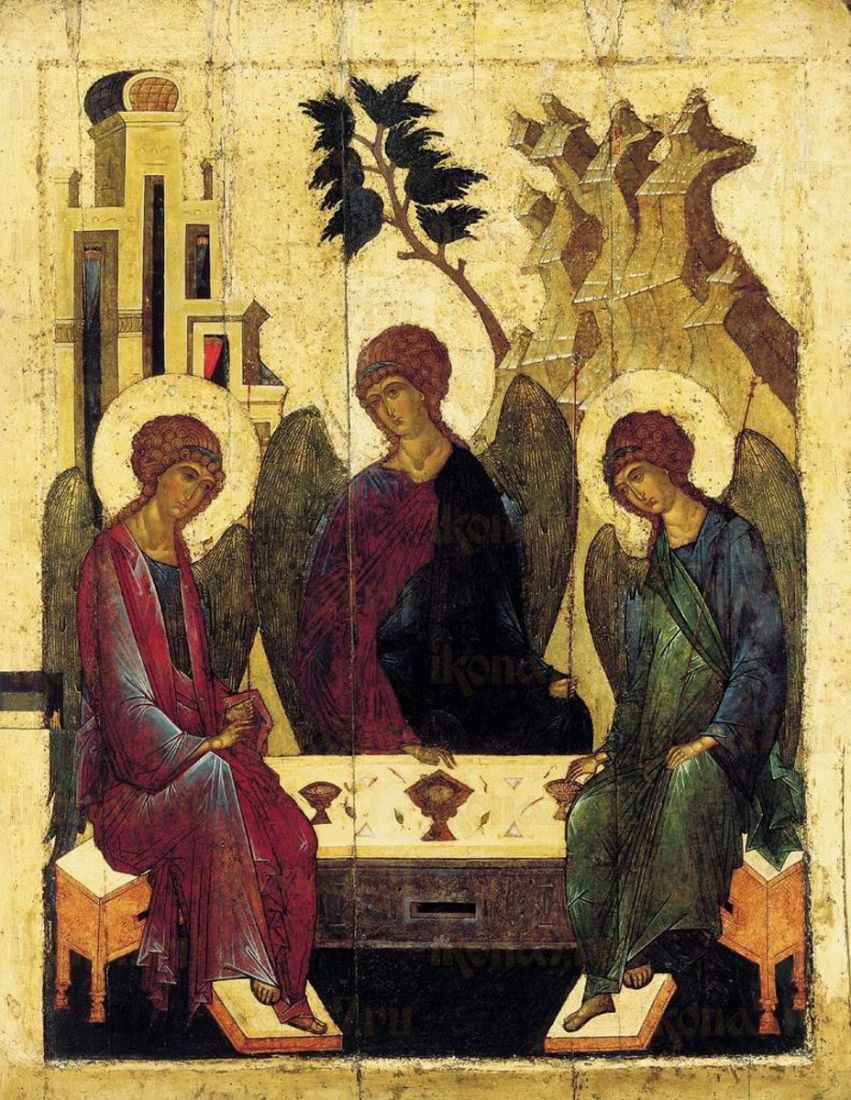 Икона Троица (15 век)