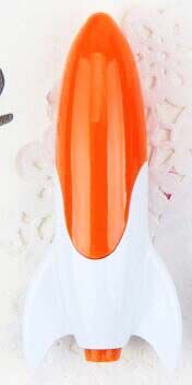 Ручка Ракета с подсветкой оранжевая