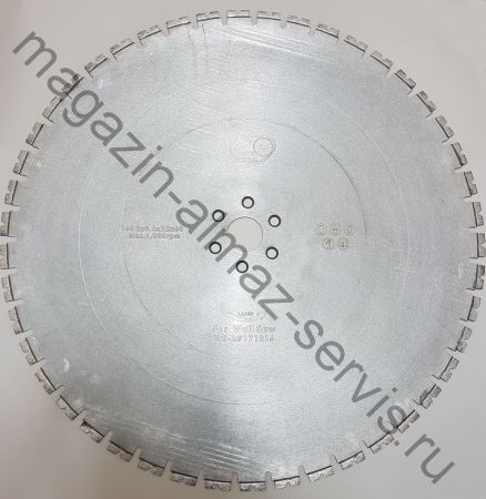Алмазный диск LASER STANDART ⌀ 1600 мм. для стенорезных машин HILTI 20-32 кВт
