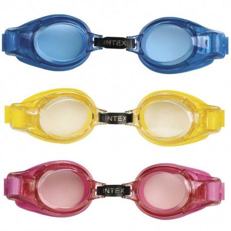 Очки для плавания Intex 55601 "junior" от 3 до 8 лет, 3 цвета