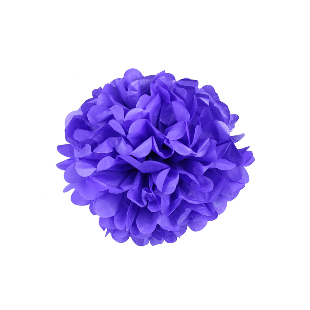 Помпон фиолетовый 15-20 см