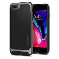 Чехол Spigen Neo Hybrid Herringbone для iPhone 8 Plus стальной