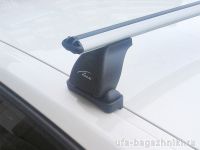 Багажник на крышу BMW 3-serie E91, Lux, аэродинамические  дуги (53 мм)
