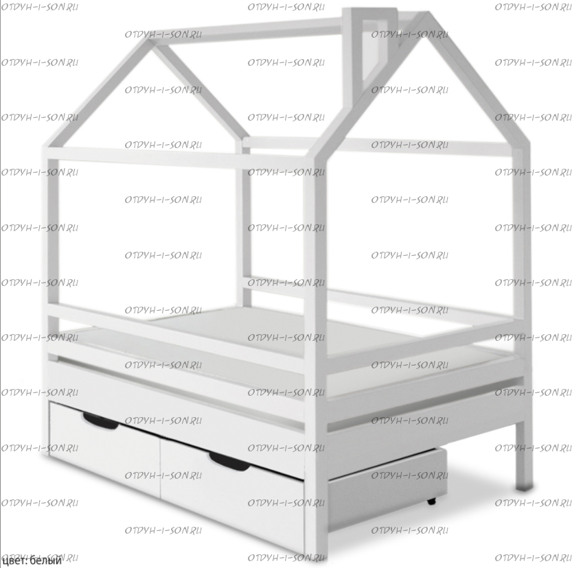 Кровать-домик Санни Simple №14