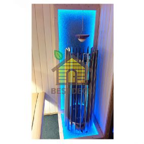 Декоративное панно с подсветкой Элегия, вертикальная стенка, 1000х565 мм