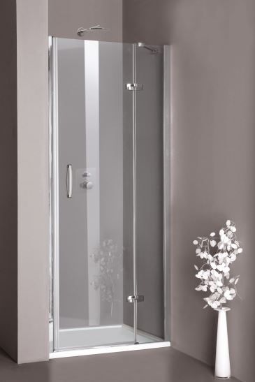 Huppe Aura elegance Двухсекционная раздвижная душевая дверь с неподвижными сегментами 4021 схема 1