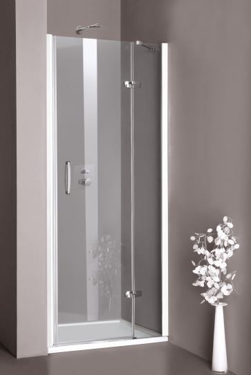 Huppe Aura elegance Двухсекционная раздвижная душевая дверь с неподвижными сегментами 4021 ФОТО