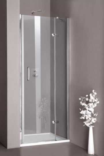 Huppe Aura elegance Двухсекционная раздвижная душевая дверь с неподвижными сегментами 4021 ФОТО