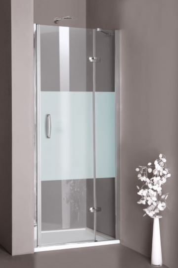 Huppe Aura elegance Односекционная раздвижная душевая дверь с неподвижным сегментом, крепление слева 4014 схема 2