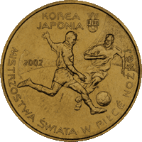 Чемпионат мира по футболу Корея/Япония 2 злотых 2002