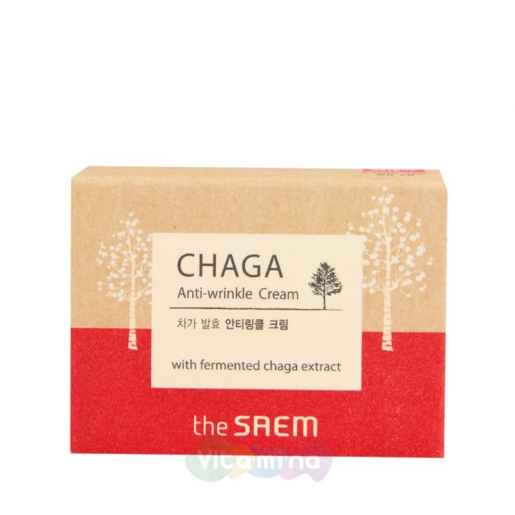 The SAEM Chaga Anti-wrinkle Cream Антивозрастной крем с экстрактом чаги