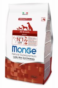 Monge Dog Speciality корм для собак всех пород ягненок с рисом и картофелем 2,5 кг