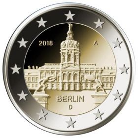 Германия 2 евро 2018 Берлин UNC