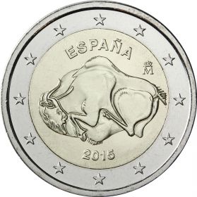 Испания 2 евро 2015 Пещера Альтамира UNC