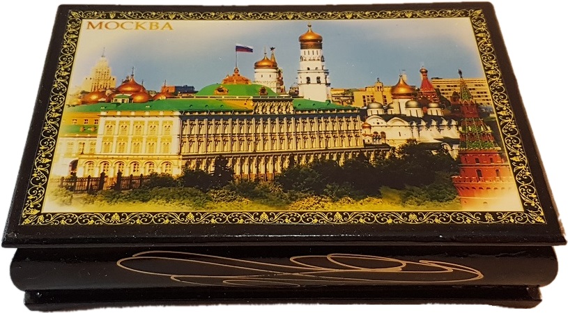 Шкатулка Деревянная Большой Кремлевский Дворец 16Х11