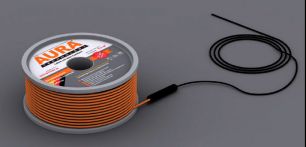 Теплый пол на основе двухжильного нагревательного кабеля AURA Heating  КТА  12м -200Вт