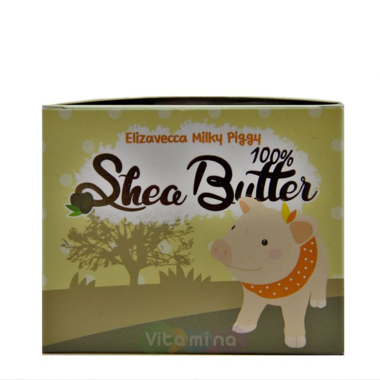 Elizavecca Многофункциональное 100% масло ши для лица и тела Milky Piggy Shea Butter 100%