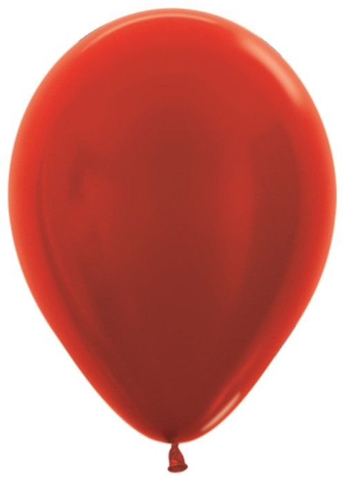 Шар (12''/30 см) Красный металлик