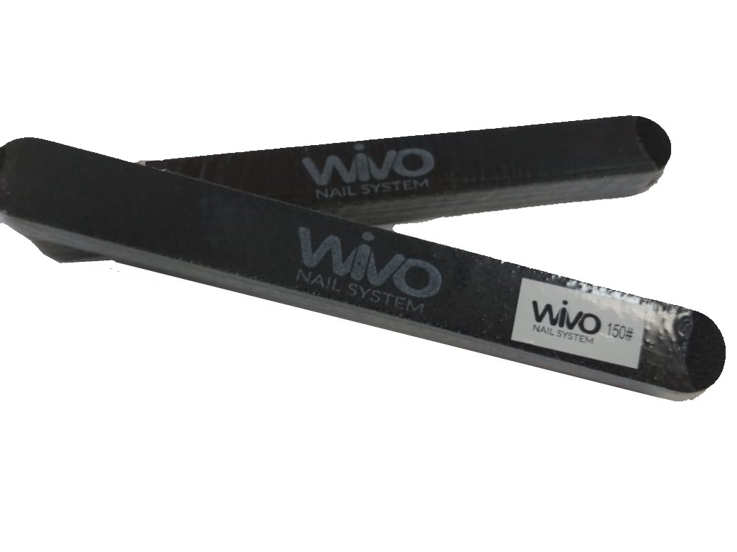 Сменные файлы-пилки WIVO на липкой основе 150 грит  (Чёрный, Корея , 180х20мм., 25 шт.)
