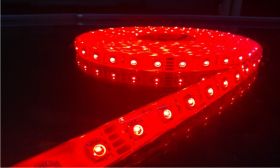 Светодиодная лента LED влагостойкая 12V 5 метров (Красная)
