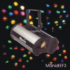 Martin mania EF3, световой эффект, эффект вращения пучка гобированный лучей