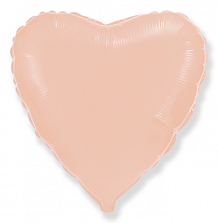 Фигура "Сердце", розовое золото, 18", Испания