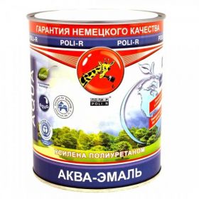 Эмаль Акриловая Poli-R 2.5кг без Запаха Белая Глянцевая, Полуматовая Универсальная