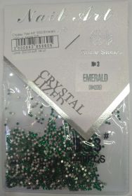 Стразы Nail Art SS3 Emerald 1440шт №205