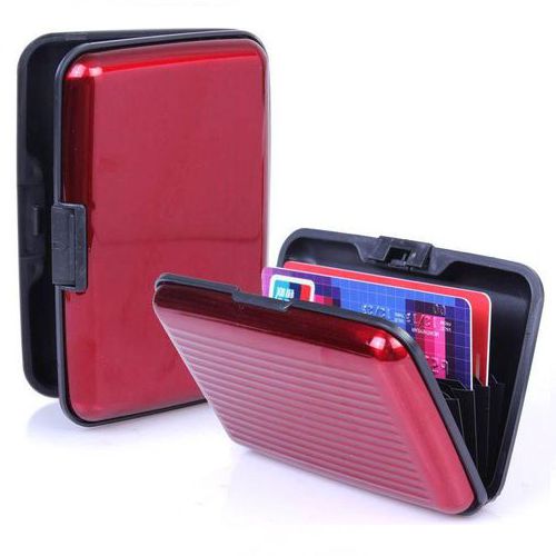 Кейс для кредитных карт Security Credit Card Wallet (цвет красный)