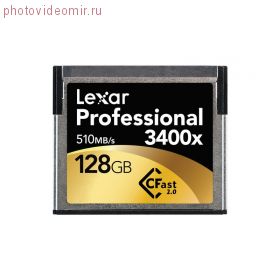 Карта памяти Lexar 3400x 128GB CFast 2.0