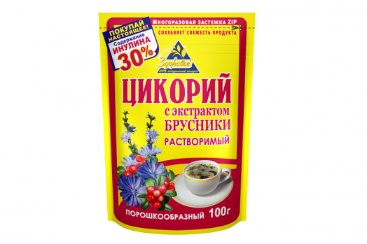 Цикорий Здоровье с брусникой 100г