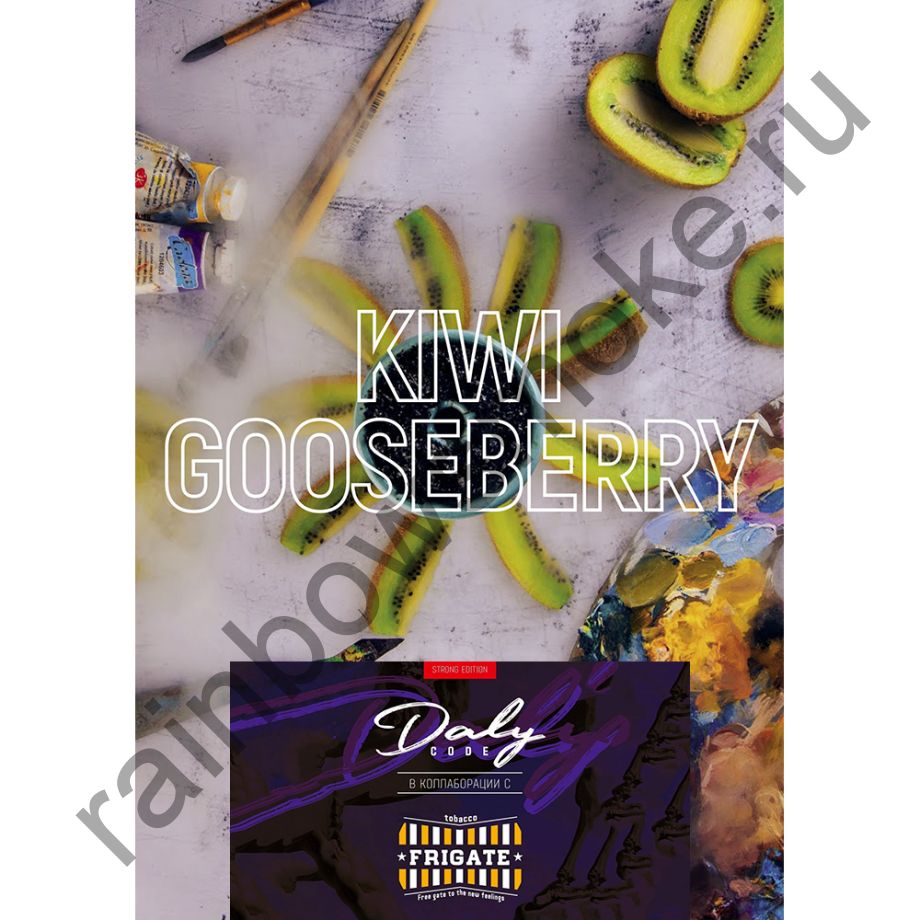 Смесь Daly + Frigate Strong Edition 100 гр - Kiwi Gooseberry (Киви Крыжовник)