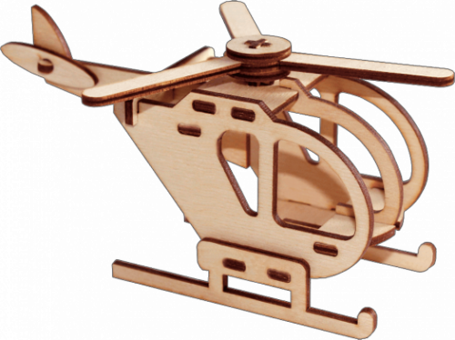 Деревянный конструктор вертолет «Шмель»