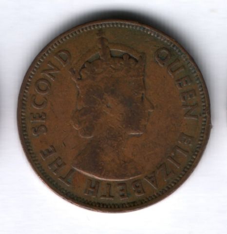 5 центов 1964 года Маврикий