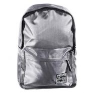 Рюкзак подростковый, 40x28x16см, 1 отд., 3 кармана, уплотненные лямки, "сияющий" нейлон, серый (арт. 254-205)