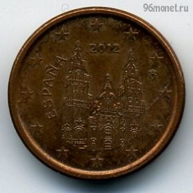 Испания 1 евроцент 2012