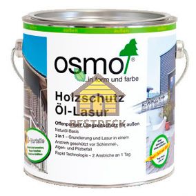 Защитное масло-лазурь для древесины с эффектом серебра HolzSchutz Ol-Lasur Effekt