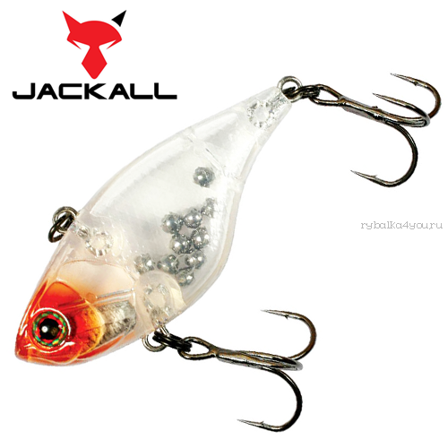 Воблер Jackall Chubby Vibration 40 мм / 4,8 гр / цвет: clear salmon roe head