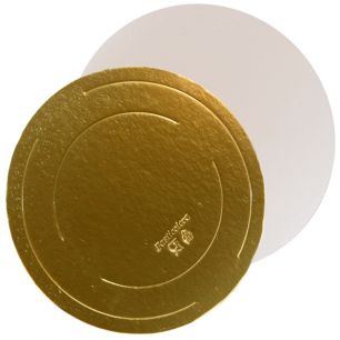 Подложка для торта Золото/Жемчуг толщина 3,2 мм  D 42см