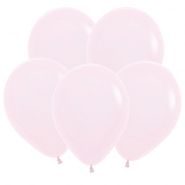 5"  Нежно-розовый, Пастель Матовый (Макаронс), 100 шт, Sempertex